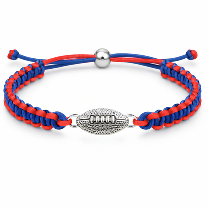 Multi Colored Football Rope Bracelet - Pick Color