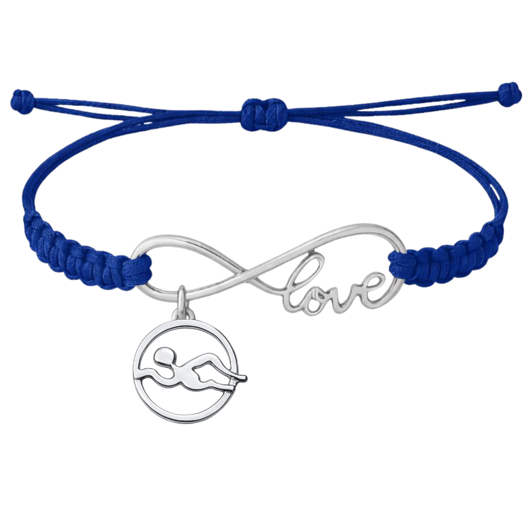 Swimming Adjustable Rope Bracelet - Pick Charm