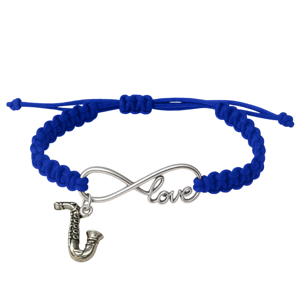 Saxophone Infinity Bracelet