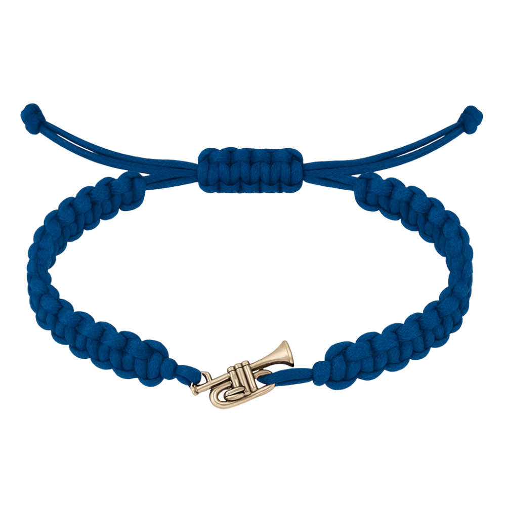 Trumpet Adjustable Rope Bracelet