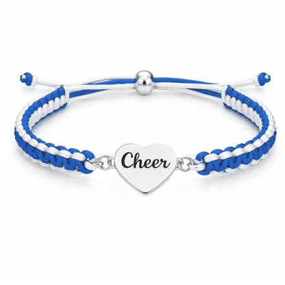 Cheer Multi Colored Rope Bracelet - Pick Colors