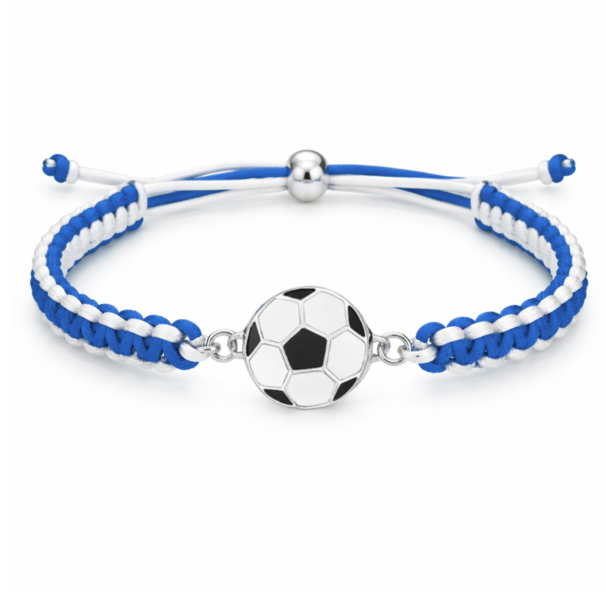 Multi Colored Soccer Bracelet - Pick Colors & Charms
