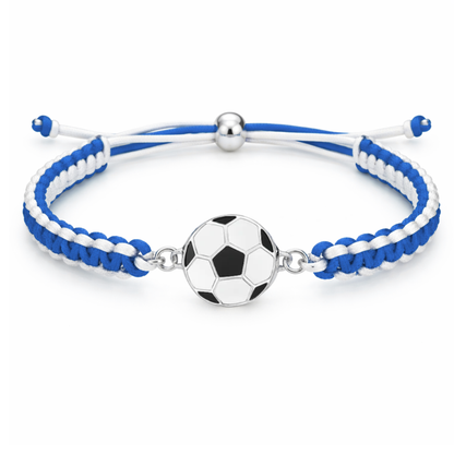 Multi Colored Soccer Bracelet - Pick Colors & Charms