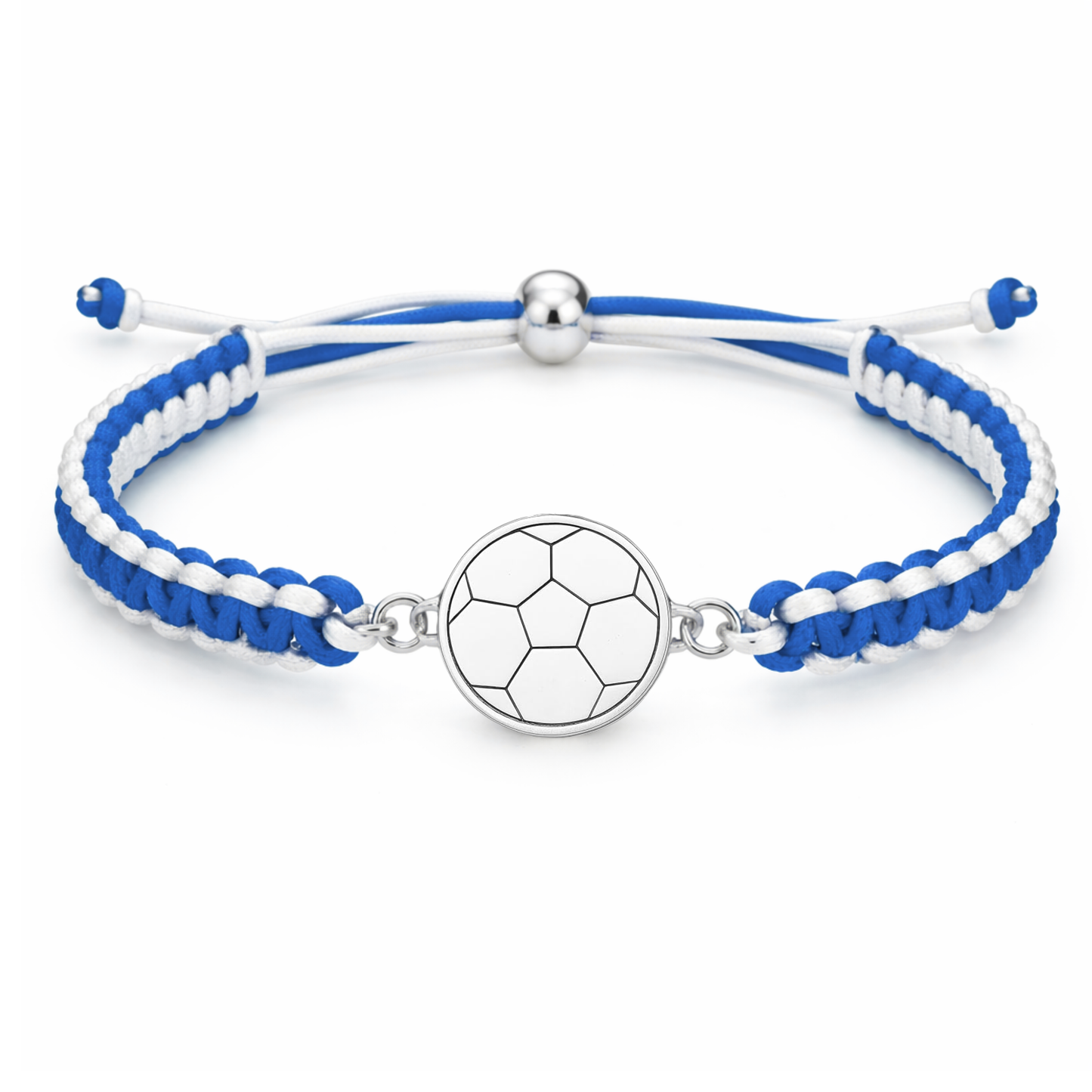 Multi Colored Soccer Bracelet - Pick Colors & Charms