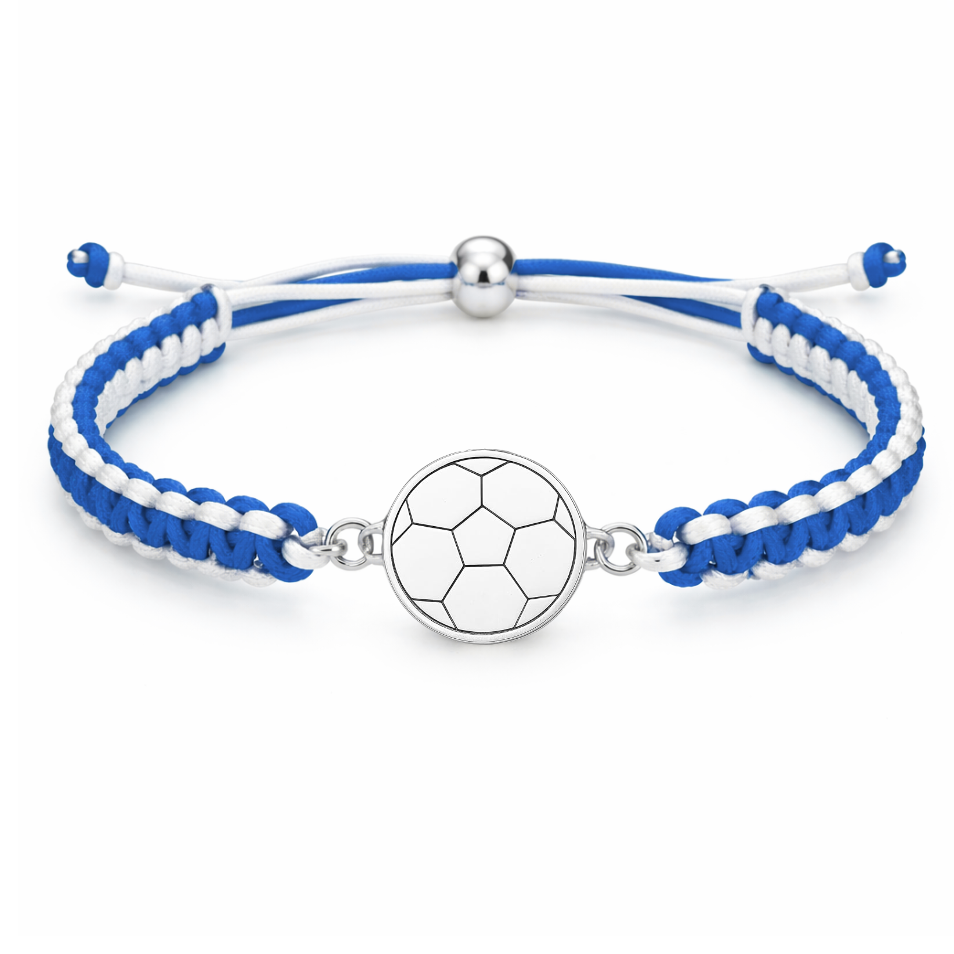 Multi Colored Soccer Bracelet - Pick Colors & Charms