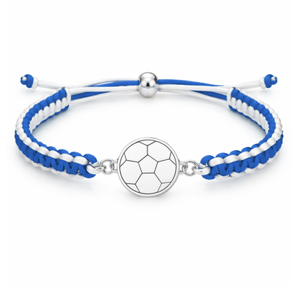 Multi Colored Soccer Bracelet - Pick Colors & Charms