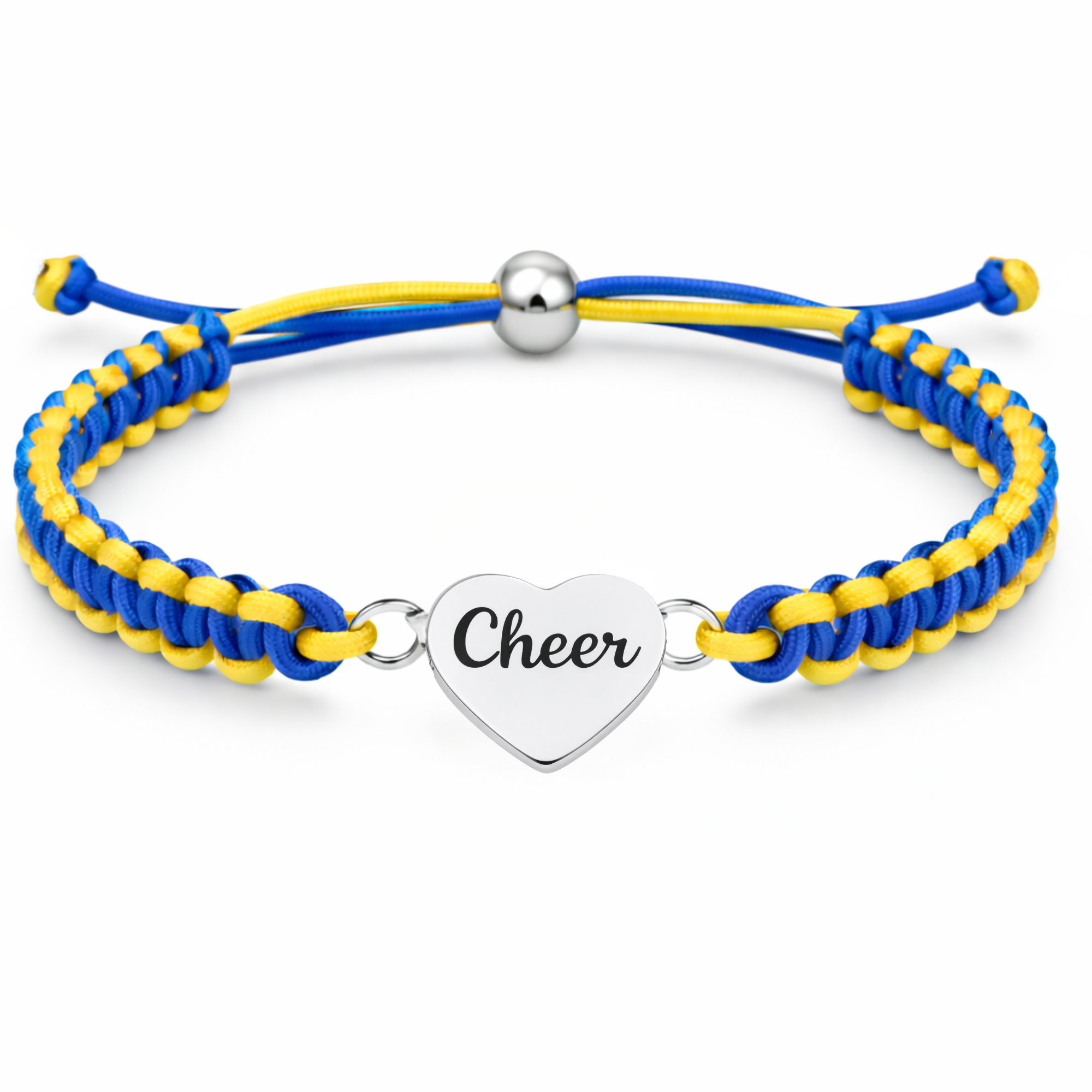 Cheer Multi Colored Rope Bracelet - Pick Colors