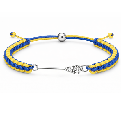 Lacrosse Multi Color Adjustable Rope Bracelet