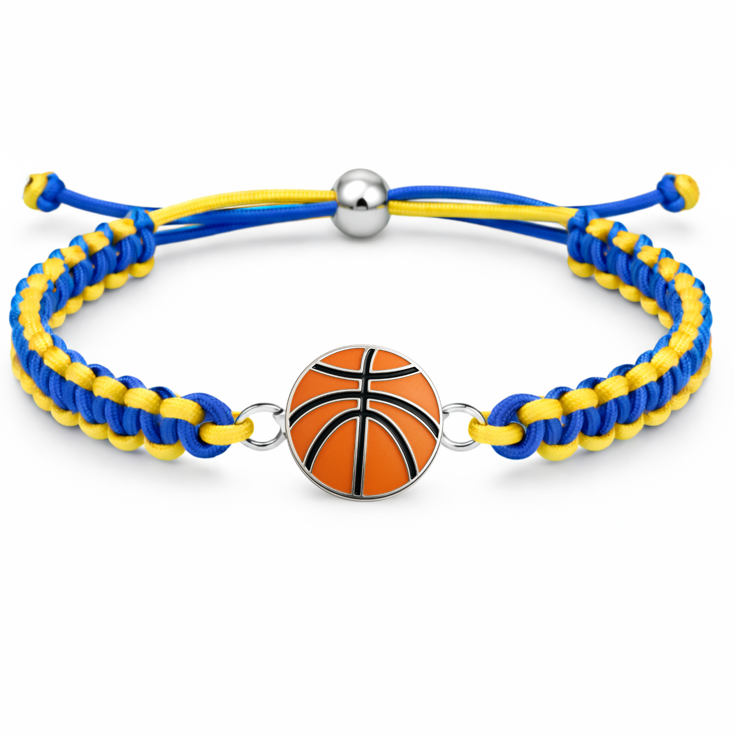 Multi Colored Basketball Rope Bracelet - Pick Color