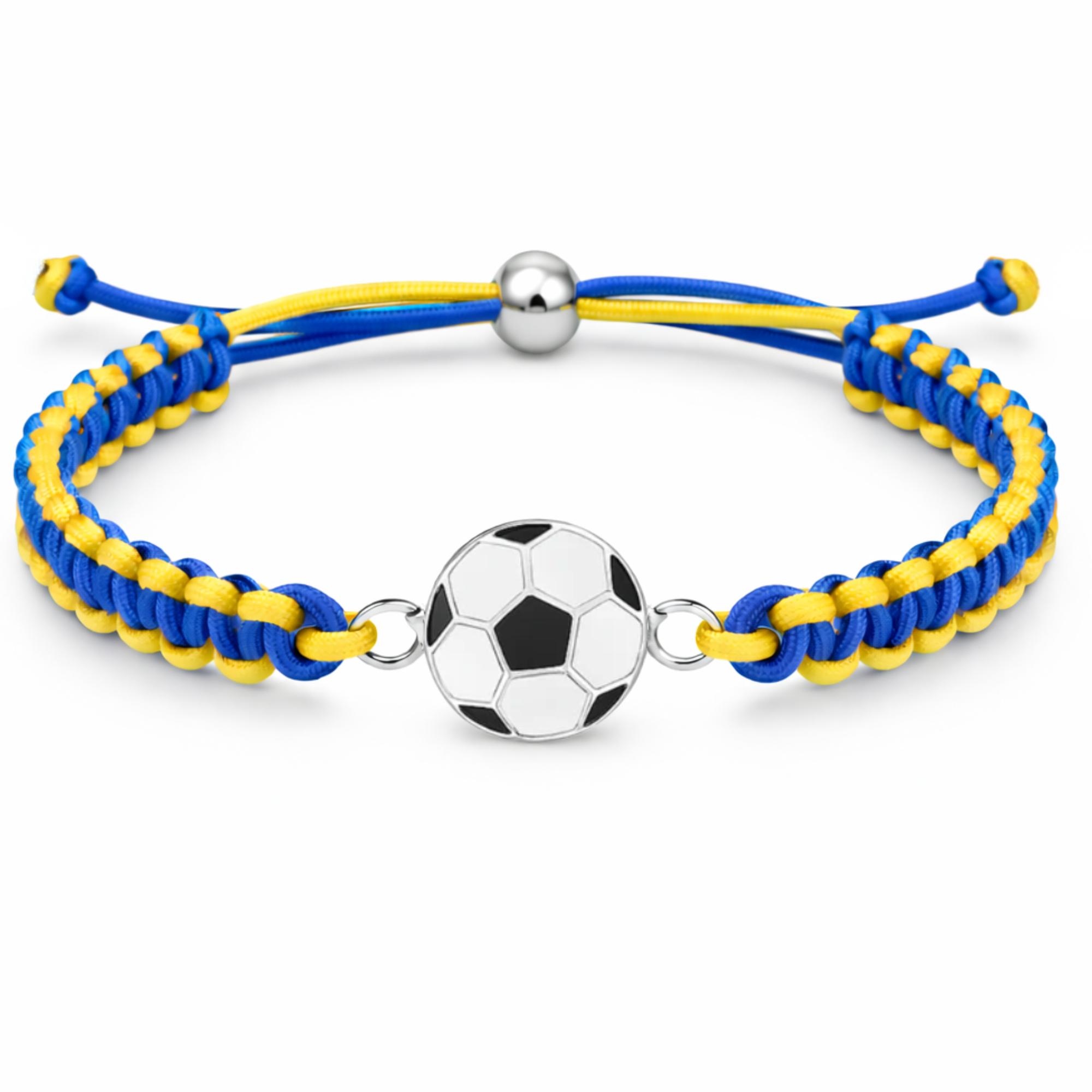 Multi Colored Soccer Bracelet - Pick Colors & Charms