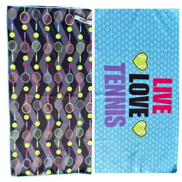 Live Love Tennis Double-Sided Microfiber Towel