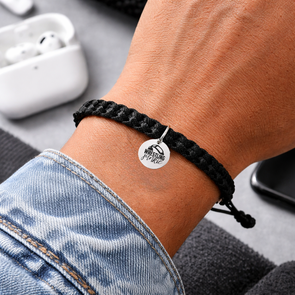 Wrestling Adjustable Rope Bracelet