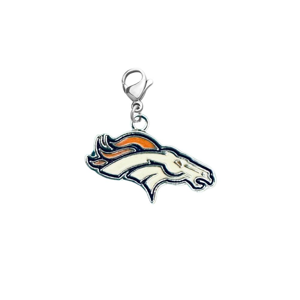 Denver Broncos Clip On Zipper Pull