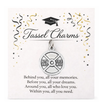 Weightlifting Tassel Charm