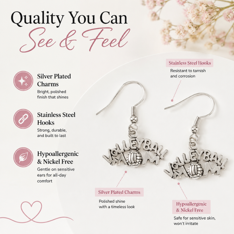 Volleyball Mom Earrings