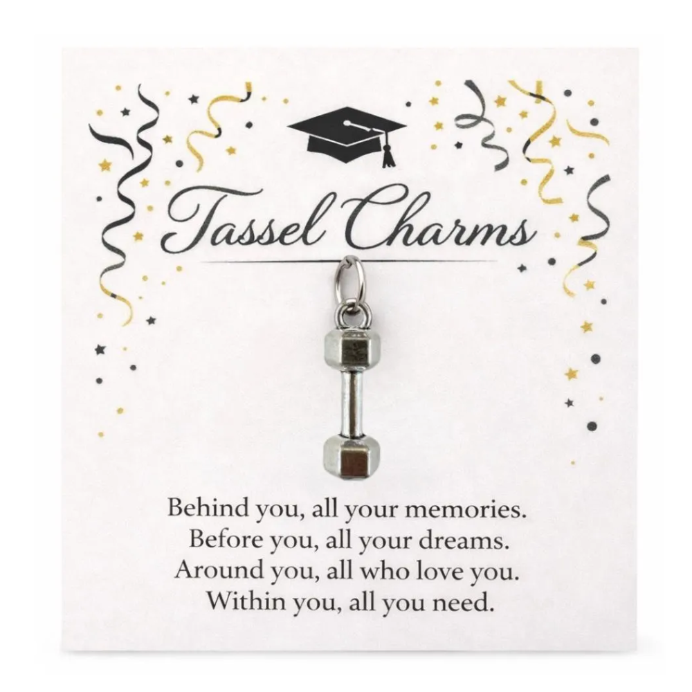 Weightlifting Tassel Charm