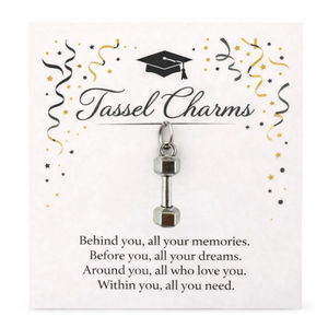 Weightlifting Tassel Charm