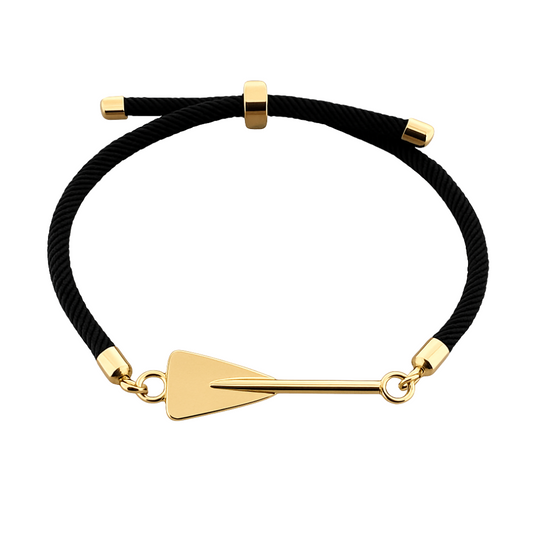 Rowing Twisted Cord Slider Bracelet