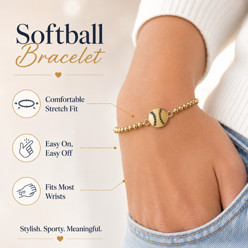 Sports 14k Gold Beaded Bracelets