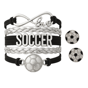 Girls Soccer Jewelry Set