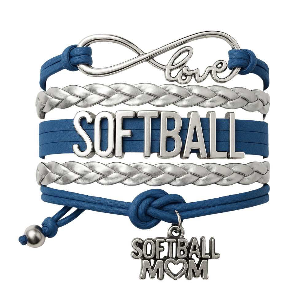 Softball Mom Bracelet - Pick Color