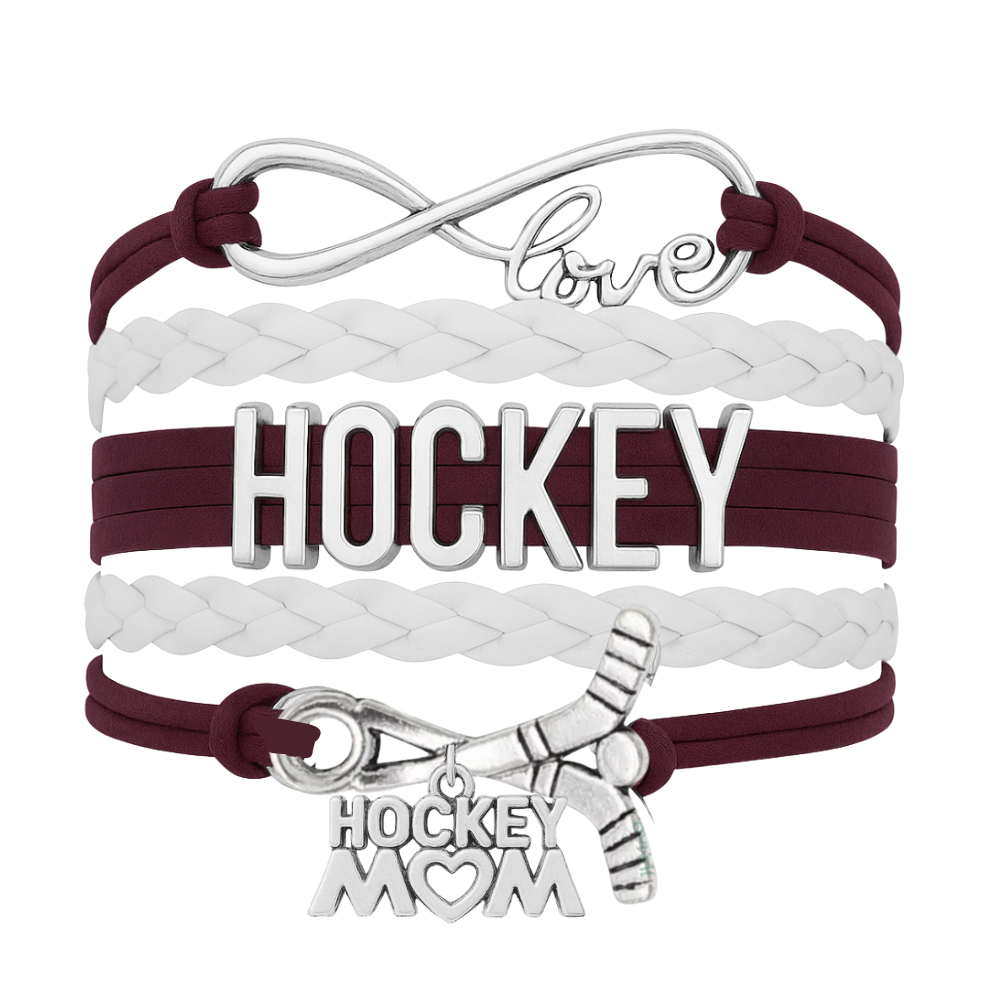 Ice Hockey Mom Bracelet - Pick Colors