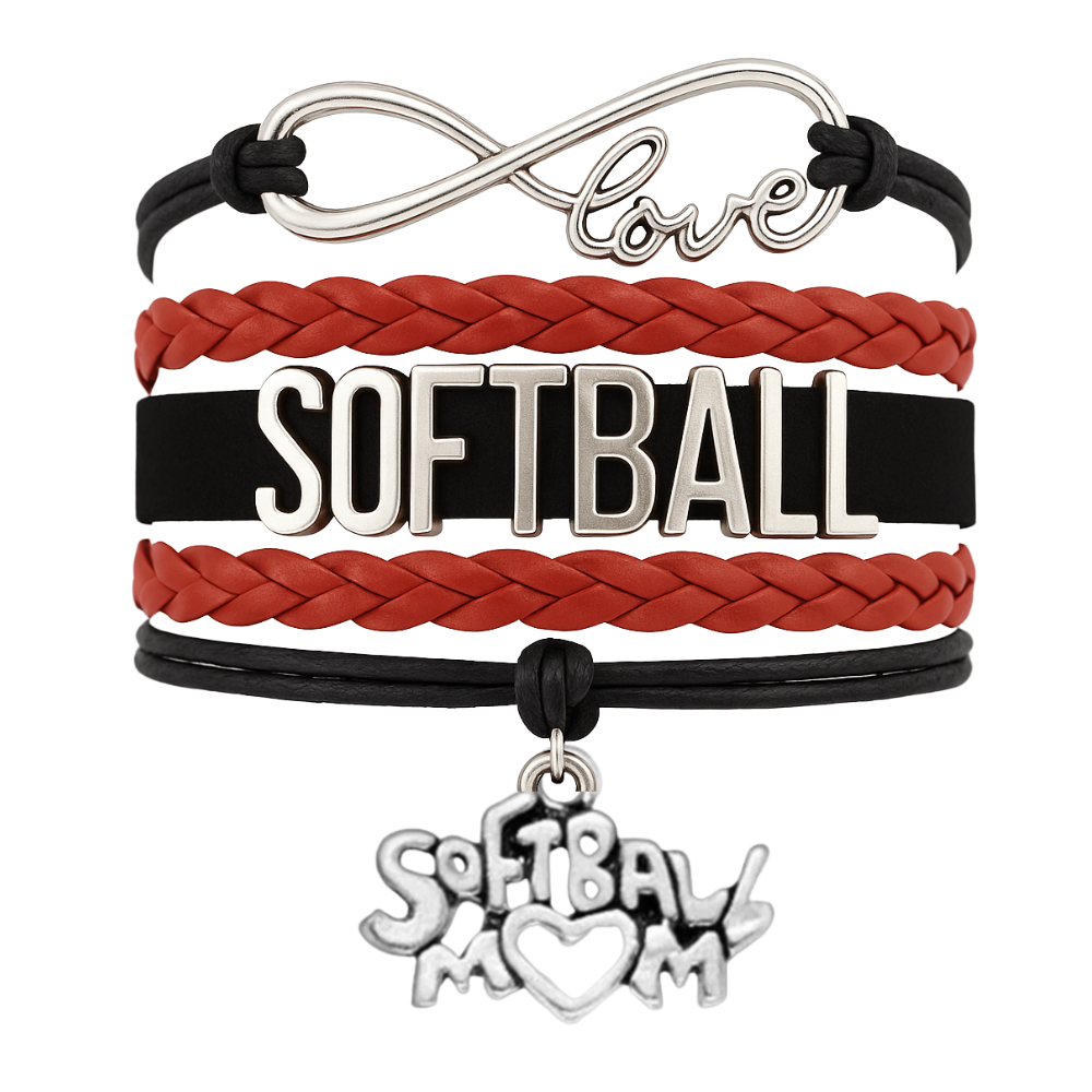 Softball Mom Bracelet - Pick Color