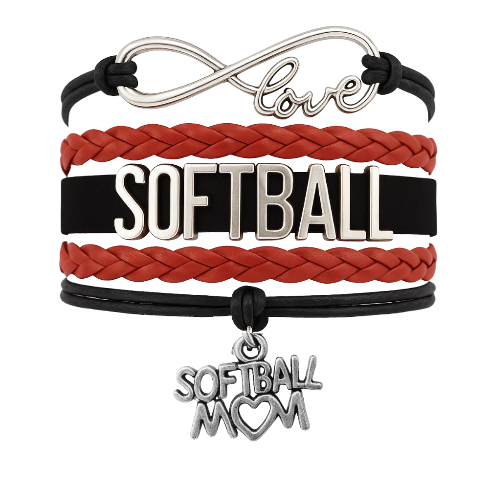 Softball Mom Bracelet - Pick Color