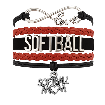 Softball Mom Bracelet - Pick Color
