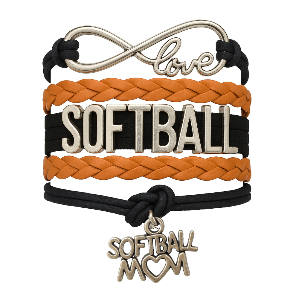 Softball Mom Bracelet - Pick Color