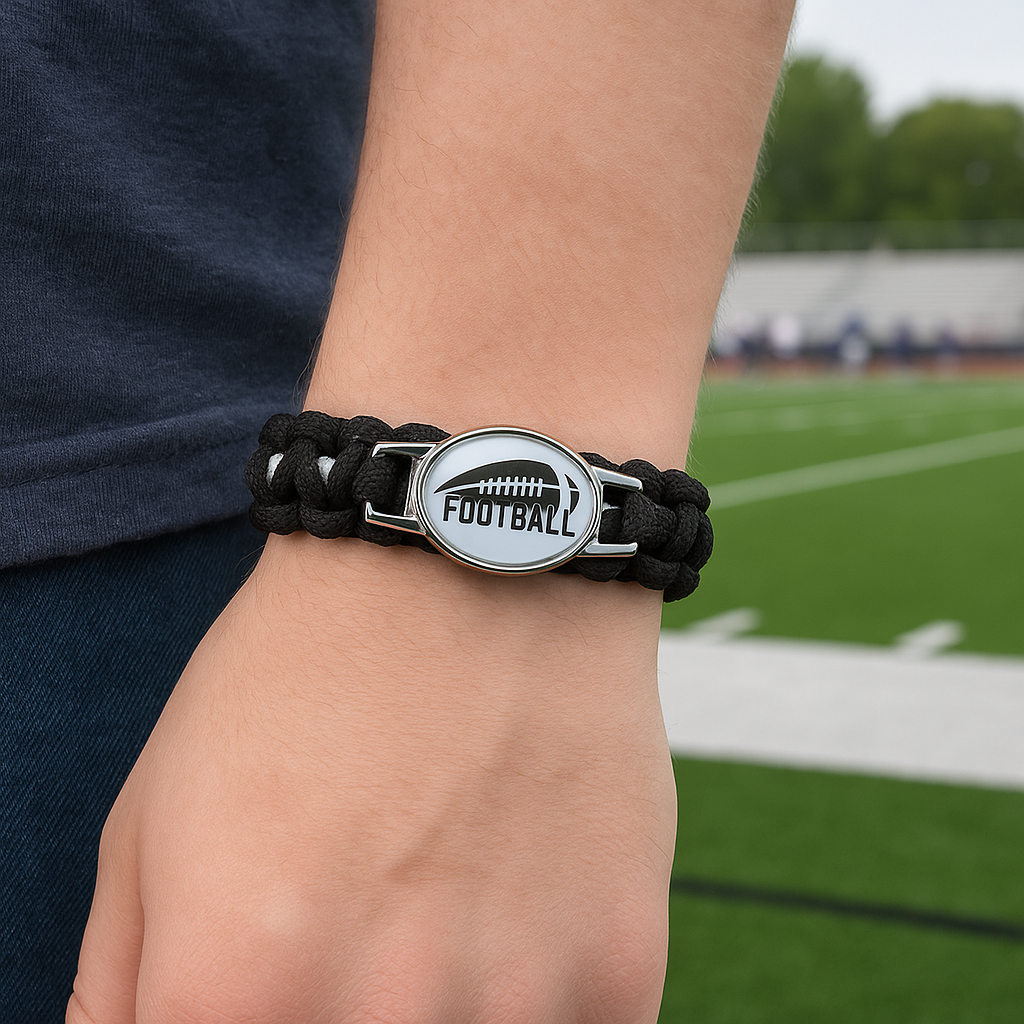 Football Paracord Bracelet