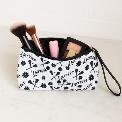 Lacrosse Black Wristlet Pouch Purse
