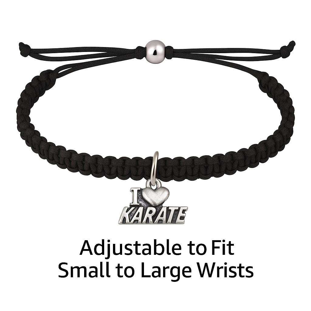 Love Karate Belt Bracelet - Pick Color