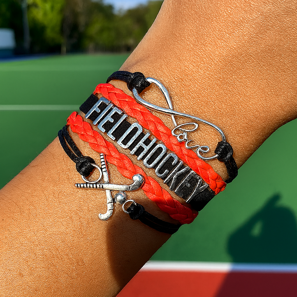 Field Hockey Infinity Bracelet-Pick Color