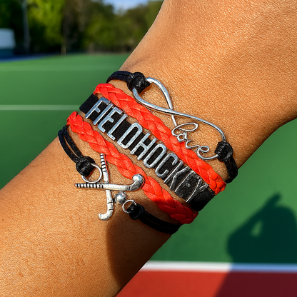 Field Hockey Infinity Bracelet-Pick Color