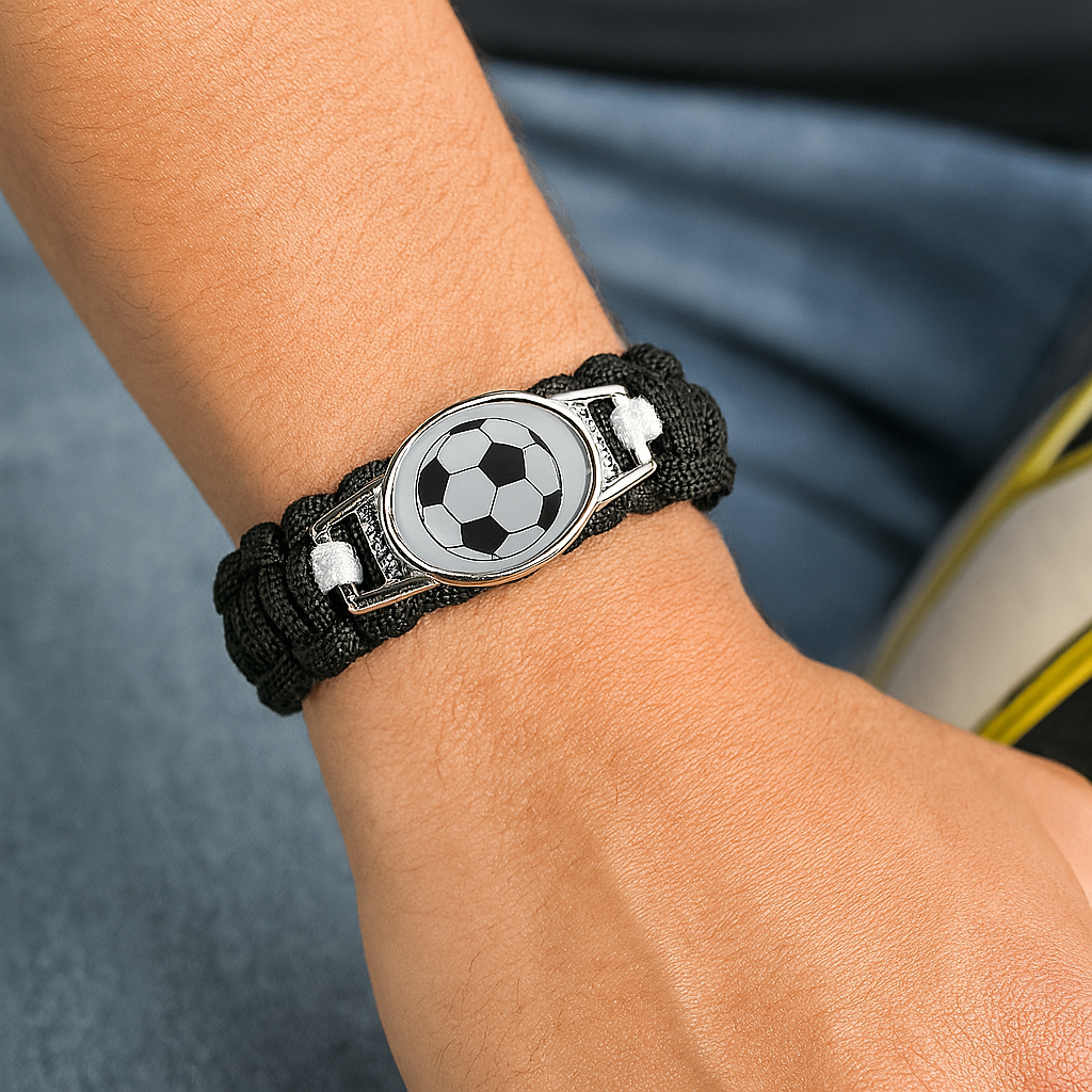 Soccer Paracord Bracelet
