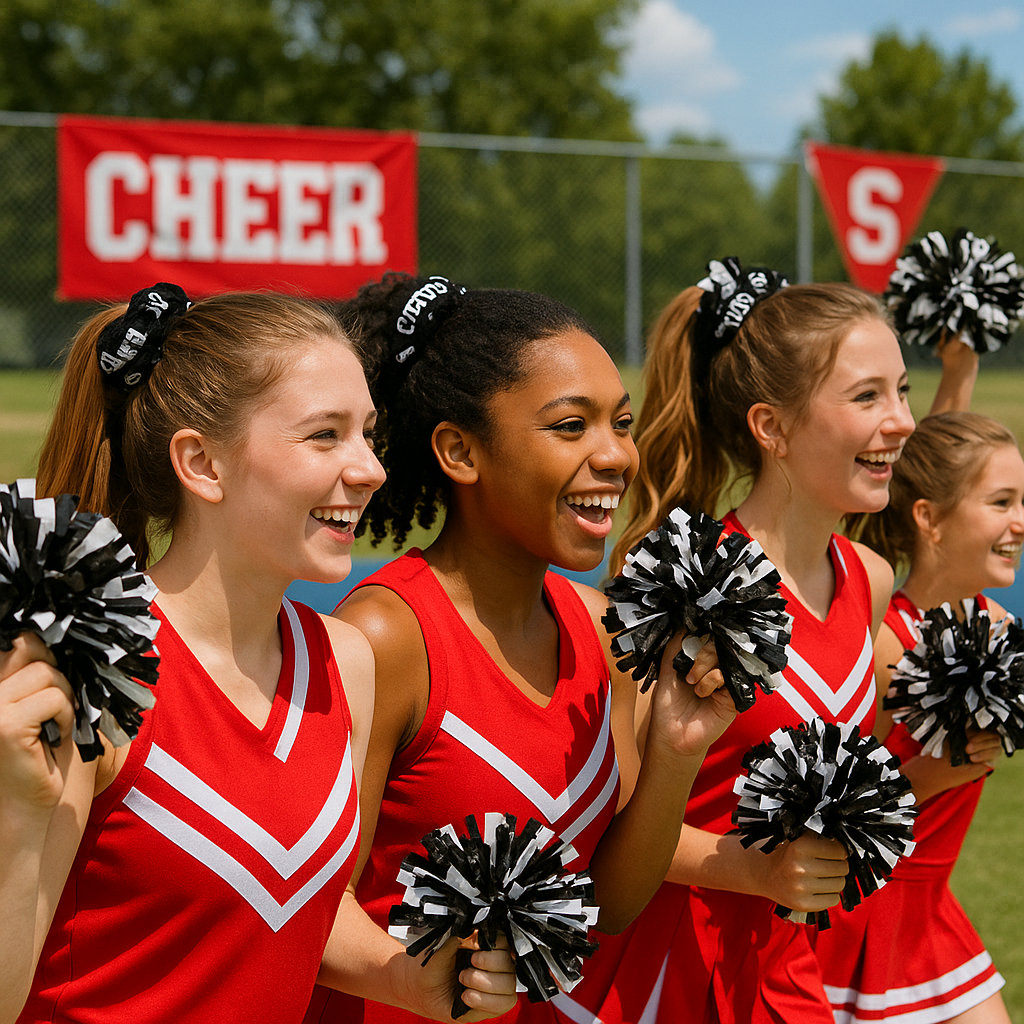 Cheer Premium Velvet Scrunchie