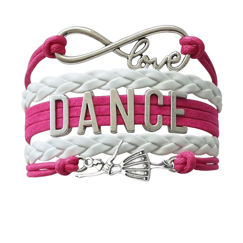 Girls Dance Infinity Bracelet - Choose Colors