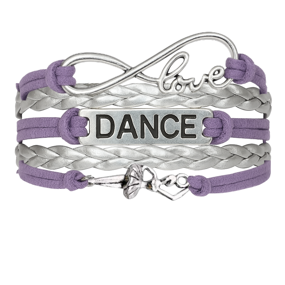 Girls Dance Infinity Bracelet - Choose Colors