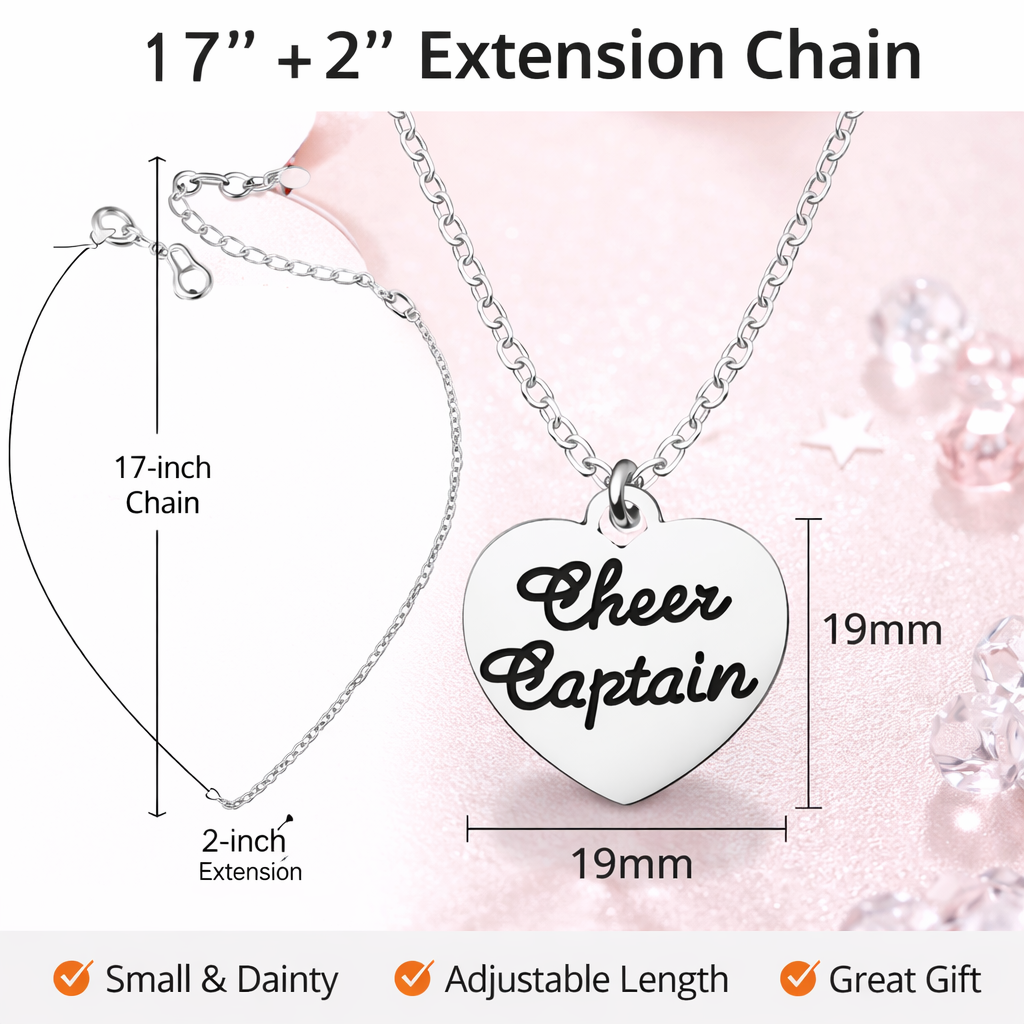 Cheer Captain Necklace