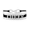Cheer Infinity Bracelet with Rhinestones