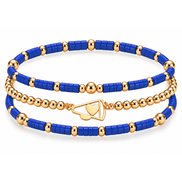 Cheer Megaphone Bracelet Stack