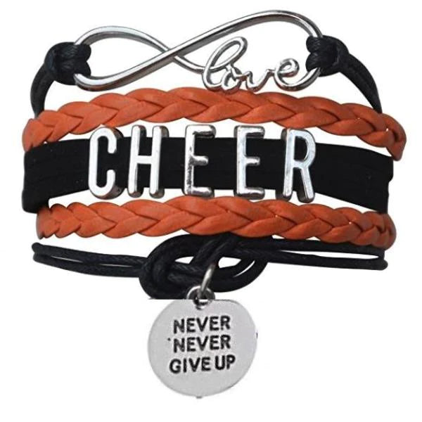 Cheer Bracelet with Inspirational Charms