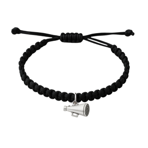 Cheer Adjustable Rope Bracelet - Pick Color & Charm