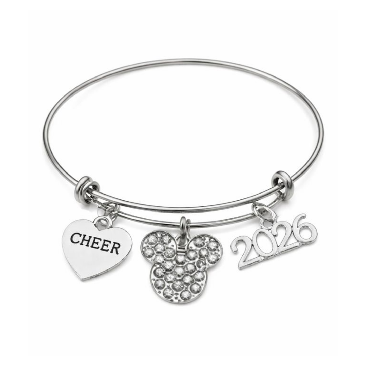 2026 Cheerleading  D2 Summit Charm Bracelet
