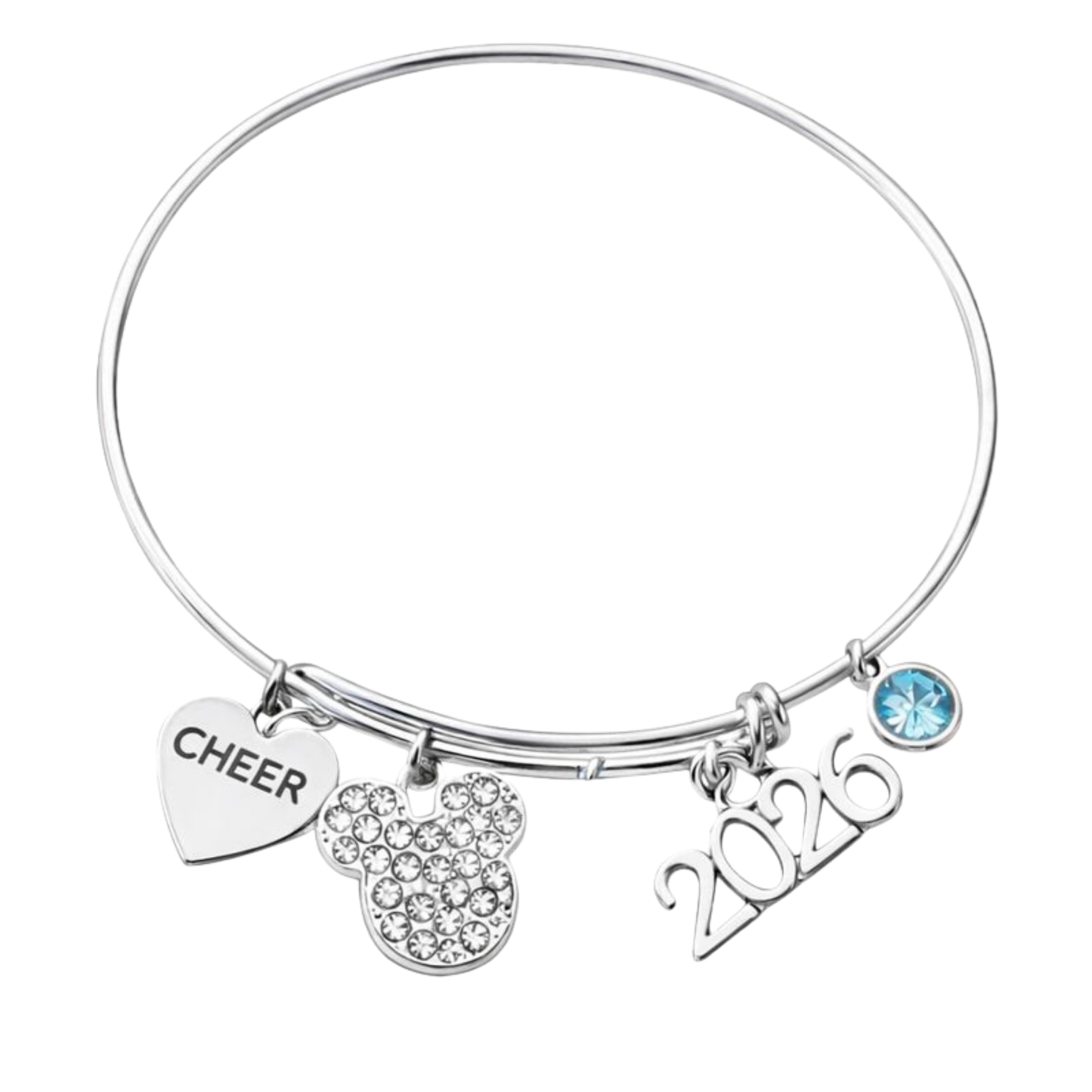 2026 Cheerleading  D2 Summit Charm Bracelet