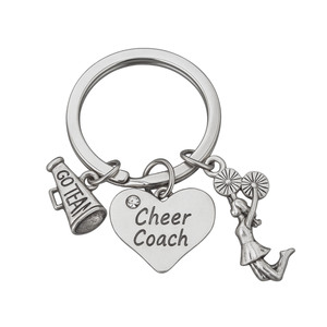 Cheer Coach Keychain