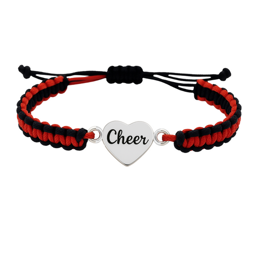 Cheer Multi Colored Rope Bracelet - Pick Colors