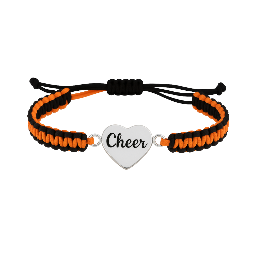 Cheer Bracelet with a Charm USA Made SportyBella
