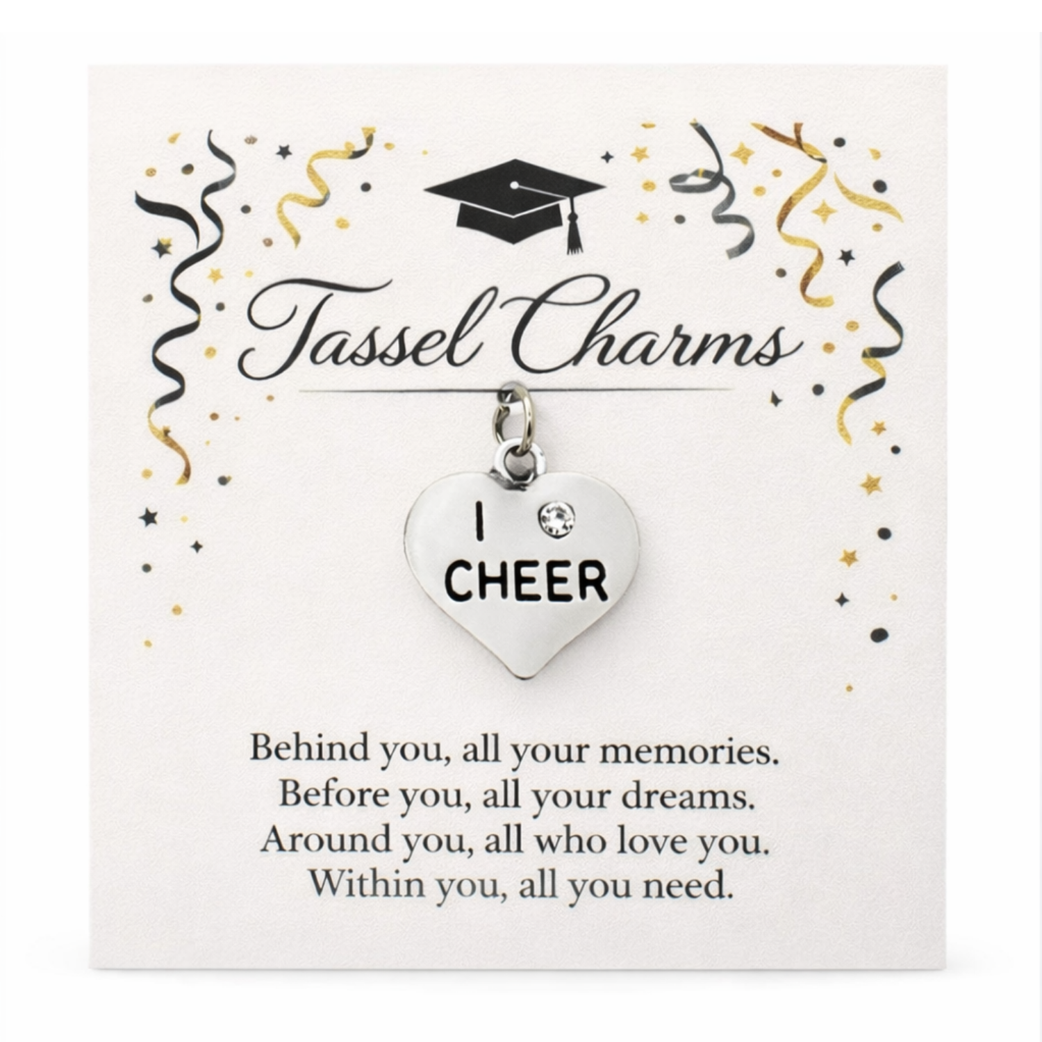 Cheer Graduation Tassel Charm